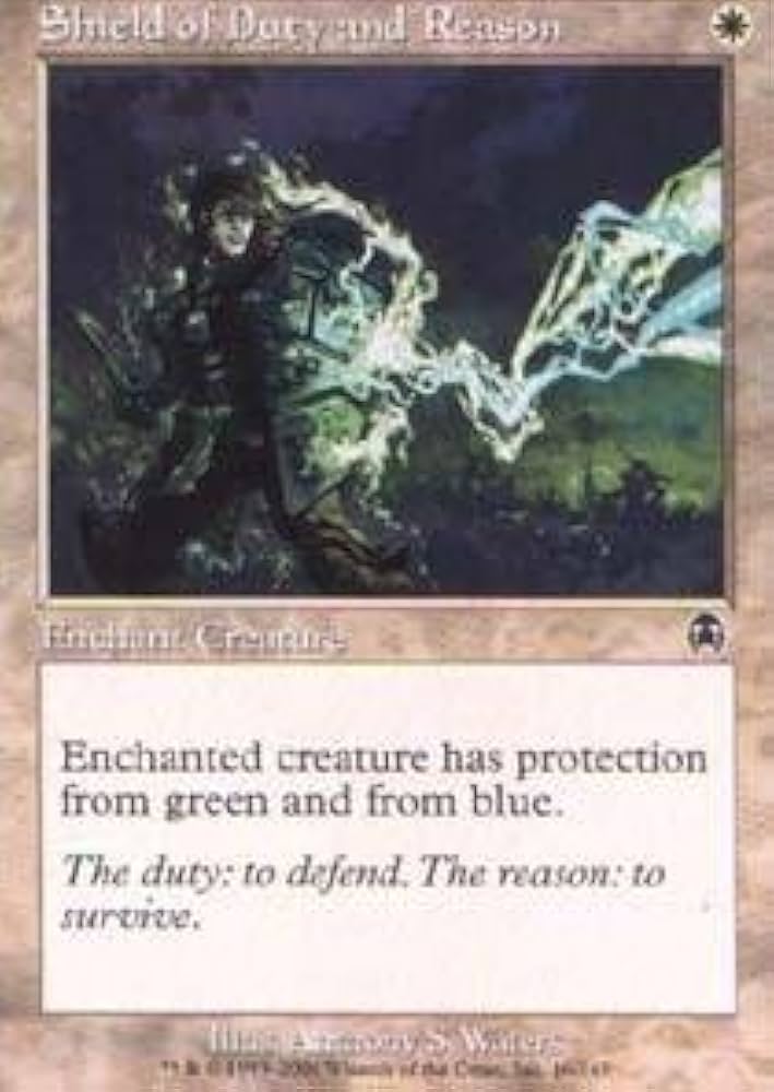 マジック：ザ・ギャザリング Magic The Gathering Apocalypse Amazon.com: Magic: the Gathering - Shield of Duty and Reason